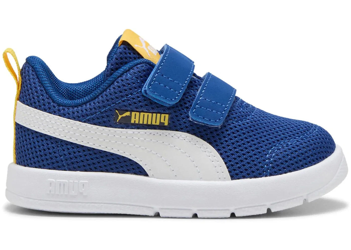 Детские кроссовки Lifestyle Puma Courtflex V3 Mesh, Royal/White/Yellow