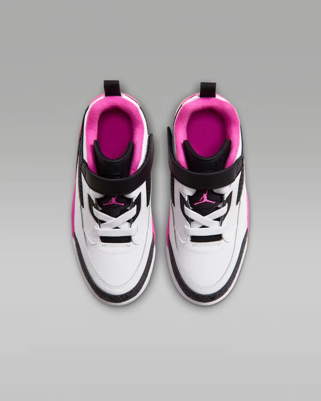 Кроссовки детские Nike Jordan Spizike Low, белый/черный — фото 3