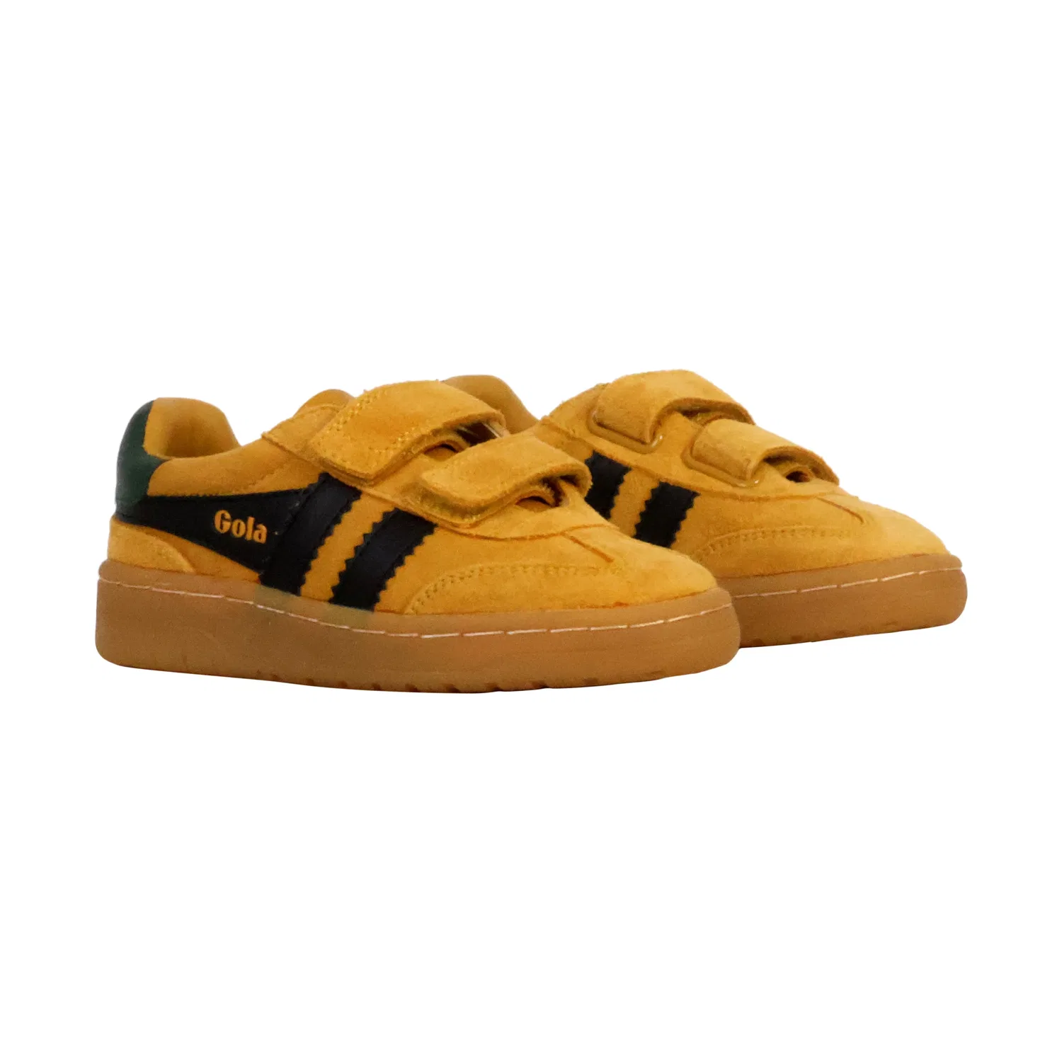 Кроссовки низкие детские из кожи Viper Strap Gola, желтый — фото 2