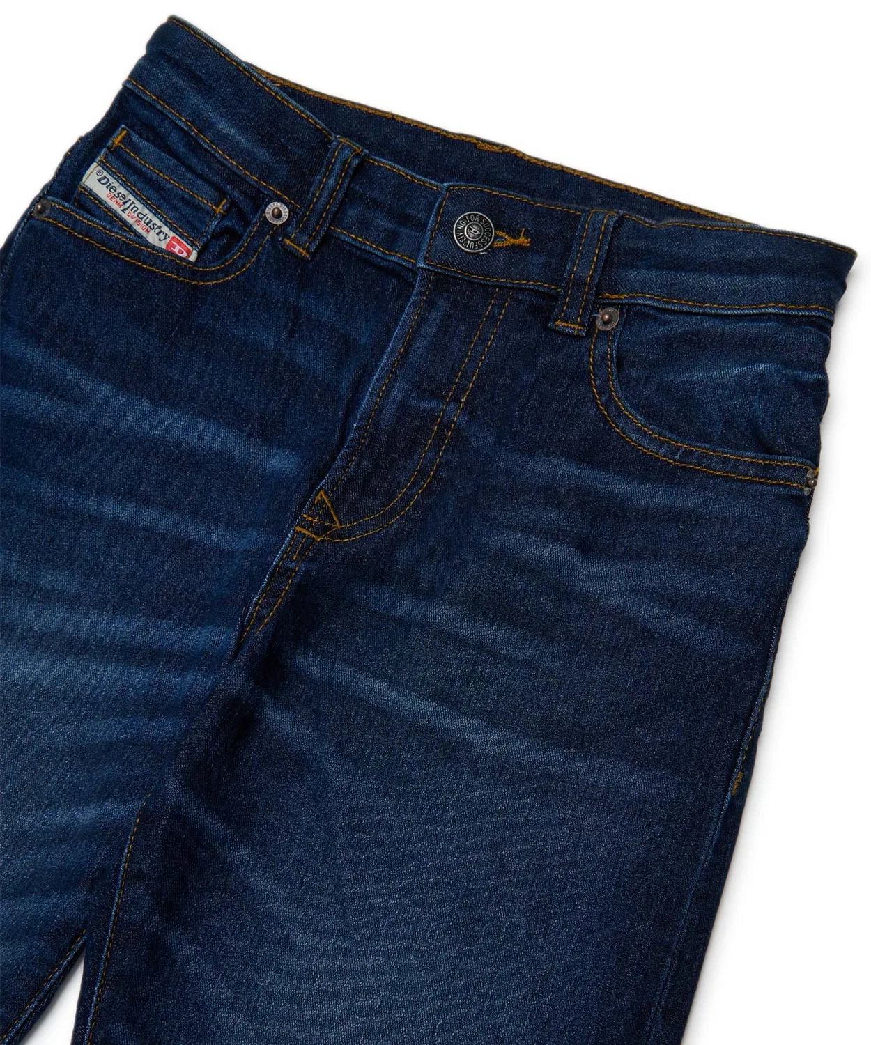 Детские джинсы 5 карманов с длинным рукавомDIESEL KIDS, Indigo Blue — фото 3