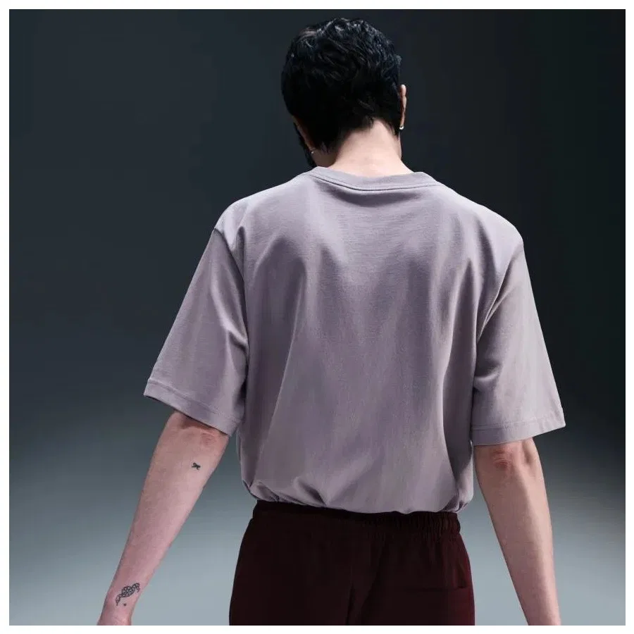Женская футболка из хлопка с принтом Phoenix Ss Tee Nike, Темно-синий — фото 2