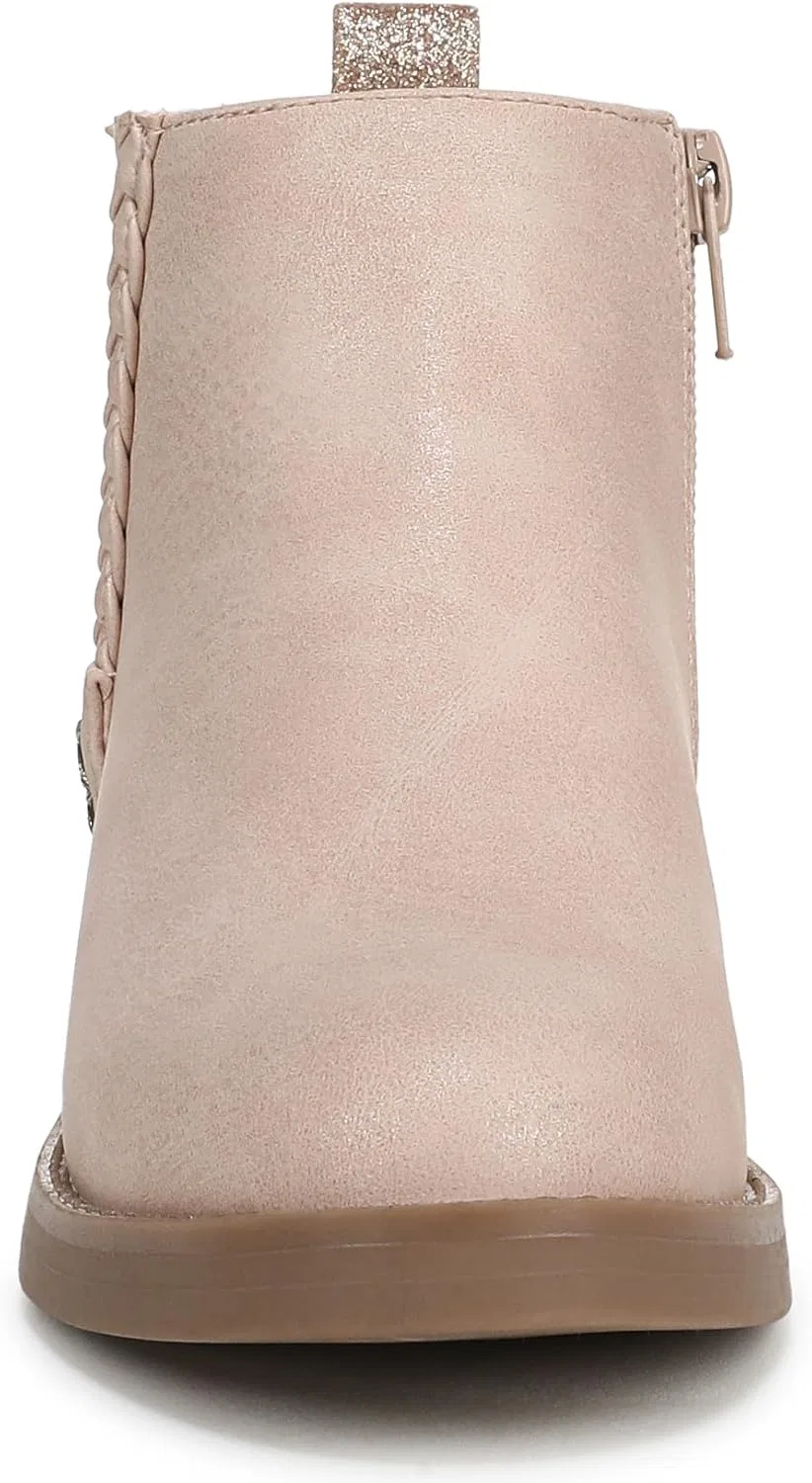 Детские ботинки для девочек Zojo-k Blowfish Malibu, Blush Pink Faux Leather — фото 2