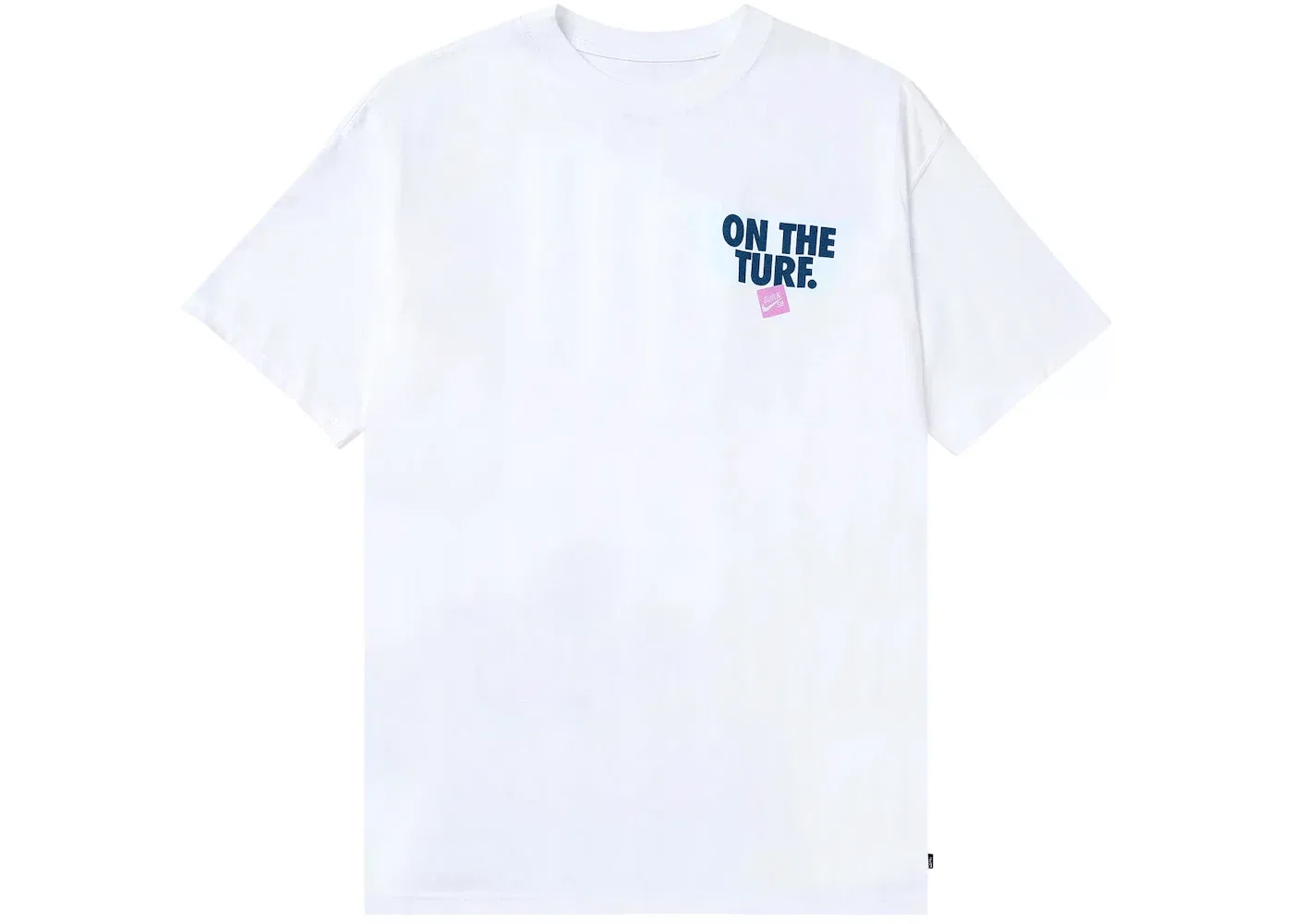 Мужская футболка с принтом Nike SB x Born x Raised On The Turf Nike, White/Blue — фото 2