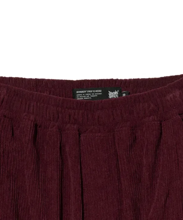 Детские вельветовые карманные брюки, Kids tag corduroy pocket pants Brownbreath Kids, бордовый — фото 4