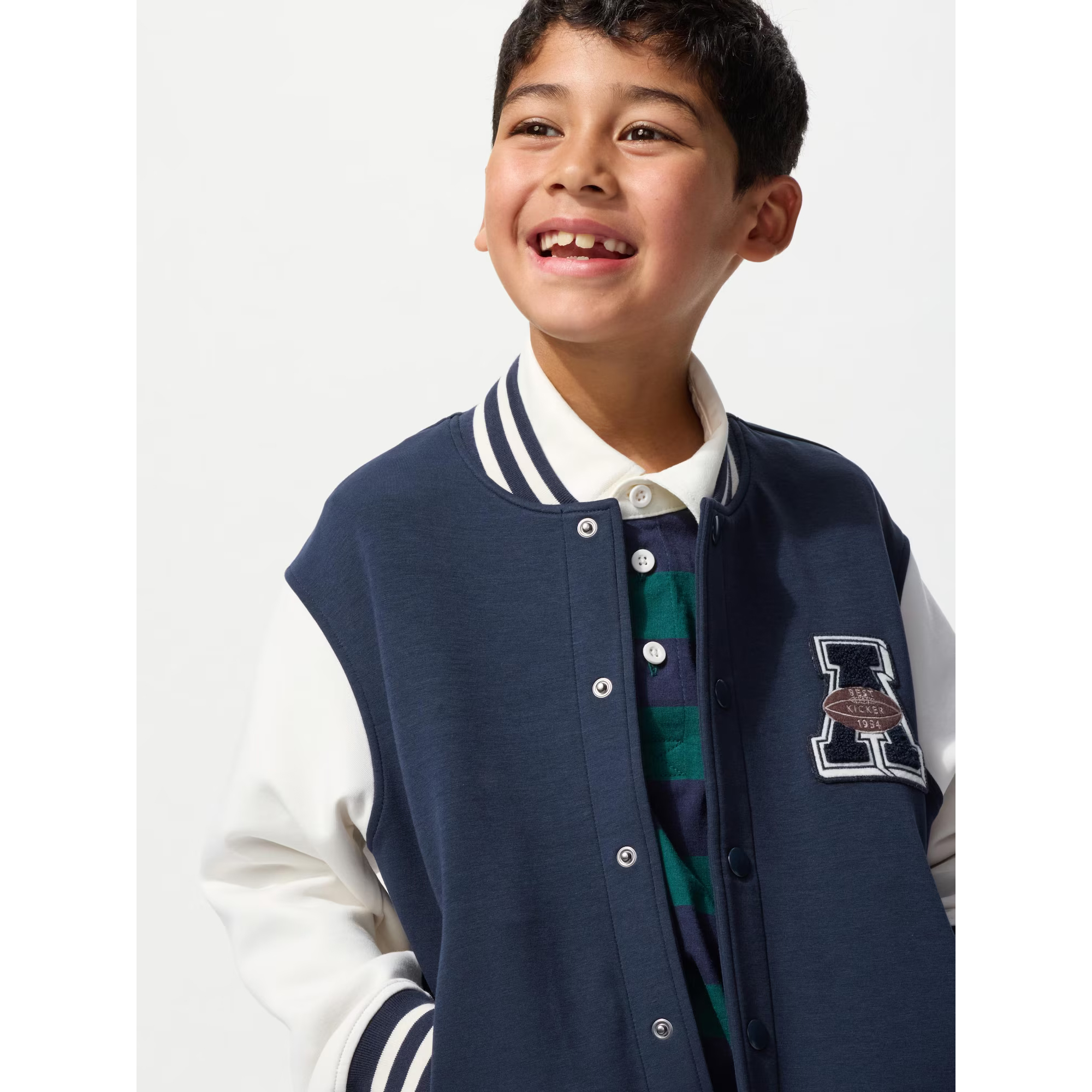 

Куртка-бомбер Uniqlo детский, 69 темно-синий