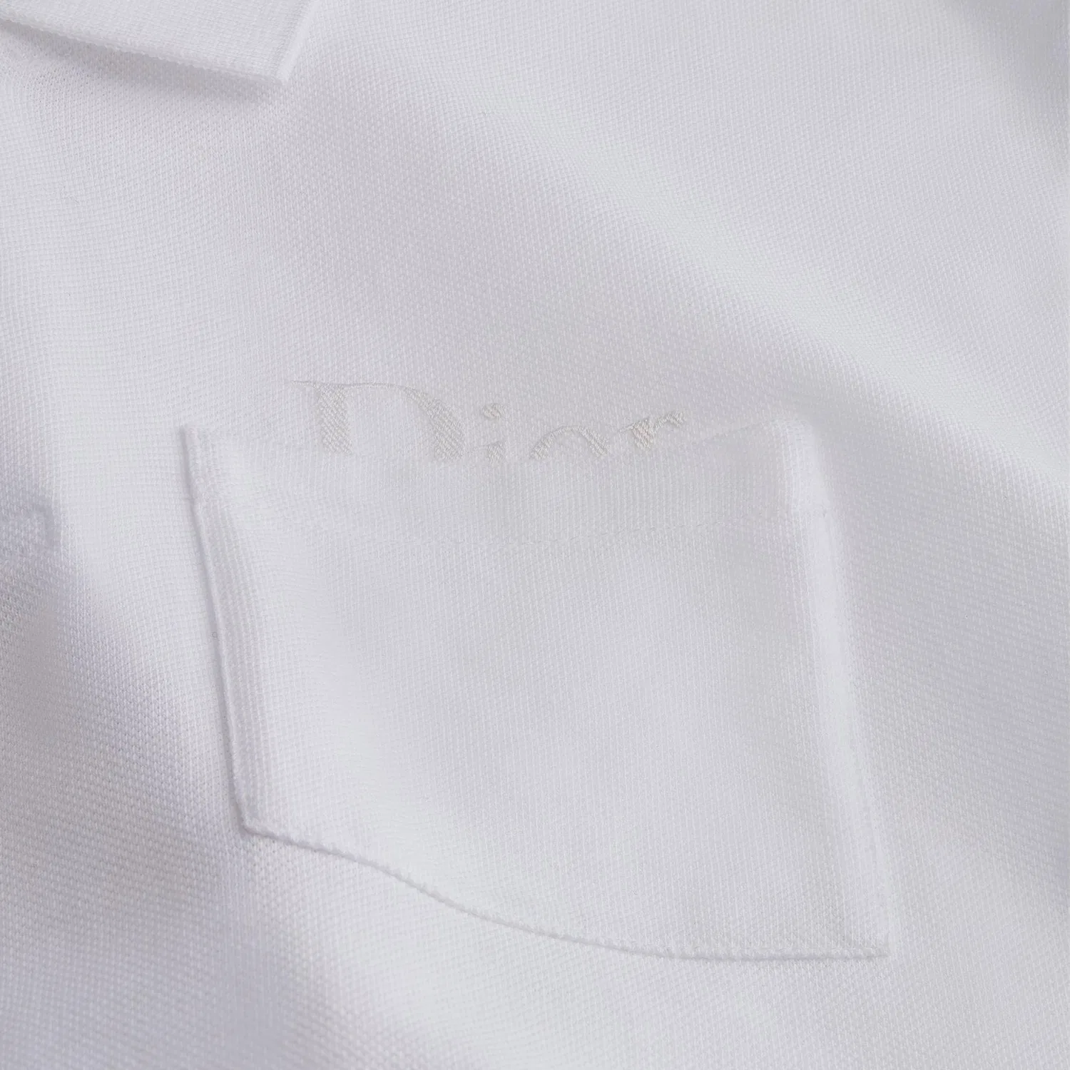 Поло Dior SS26 мужское белое — фото 3