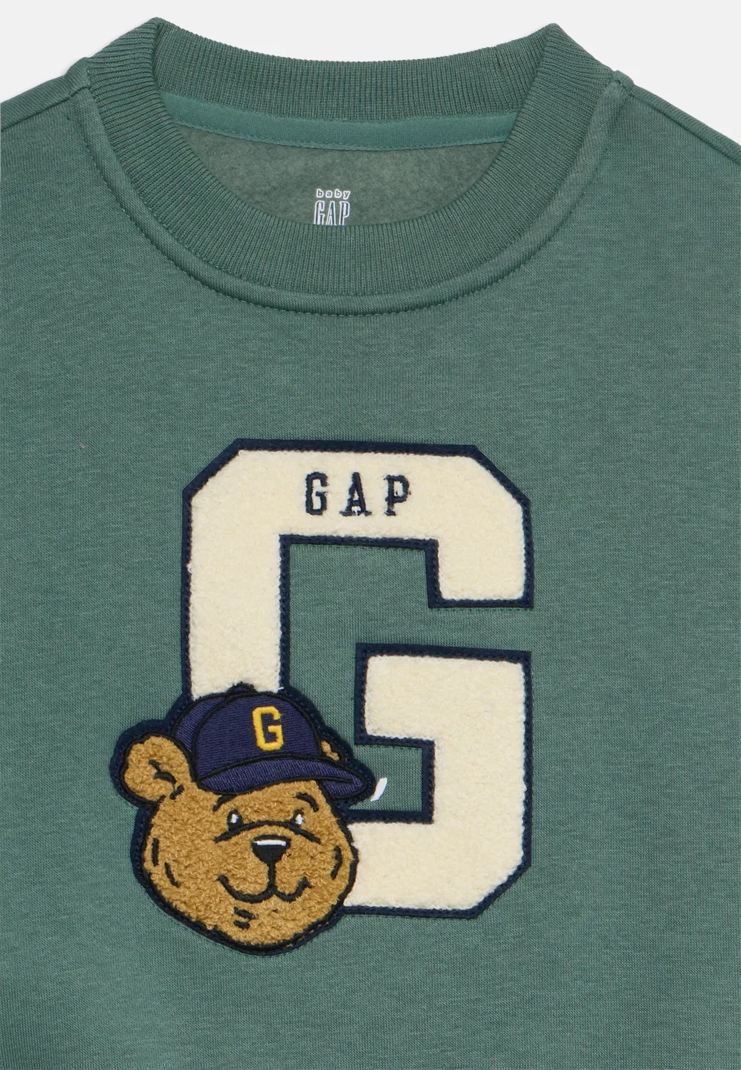 Толстовка с логотипом Varsity Gap, District Green — фото 4