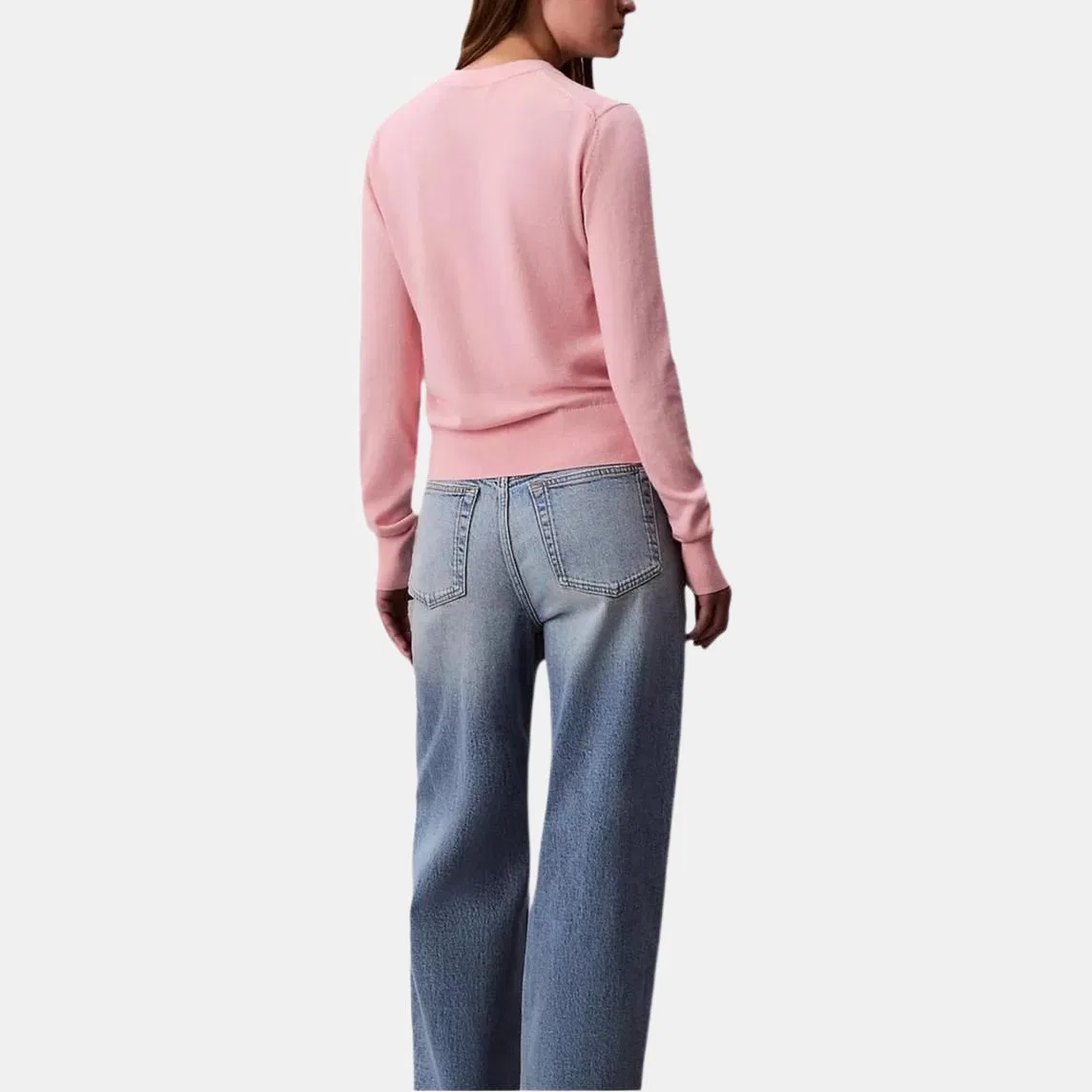 Свитер с круглым вырезом, Calvin Klein, Pink — фото 4