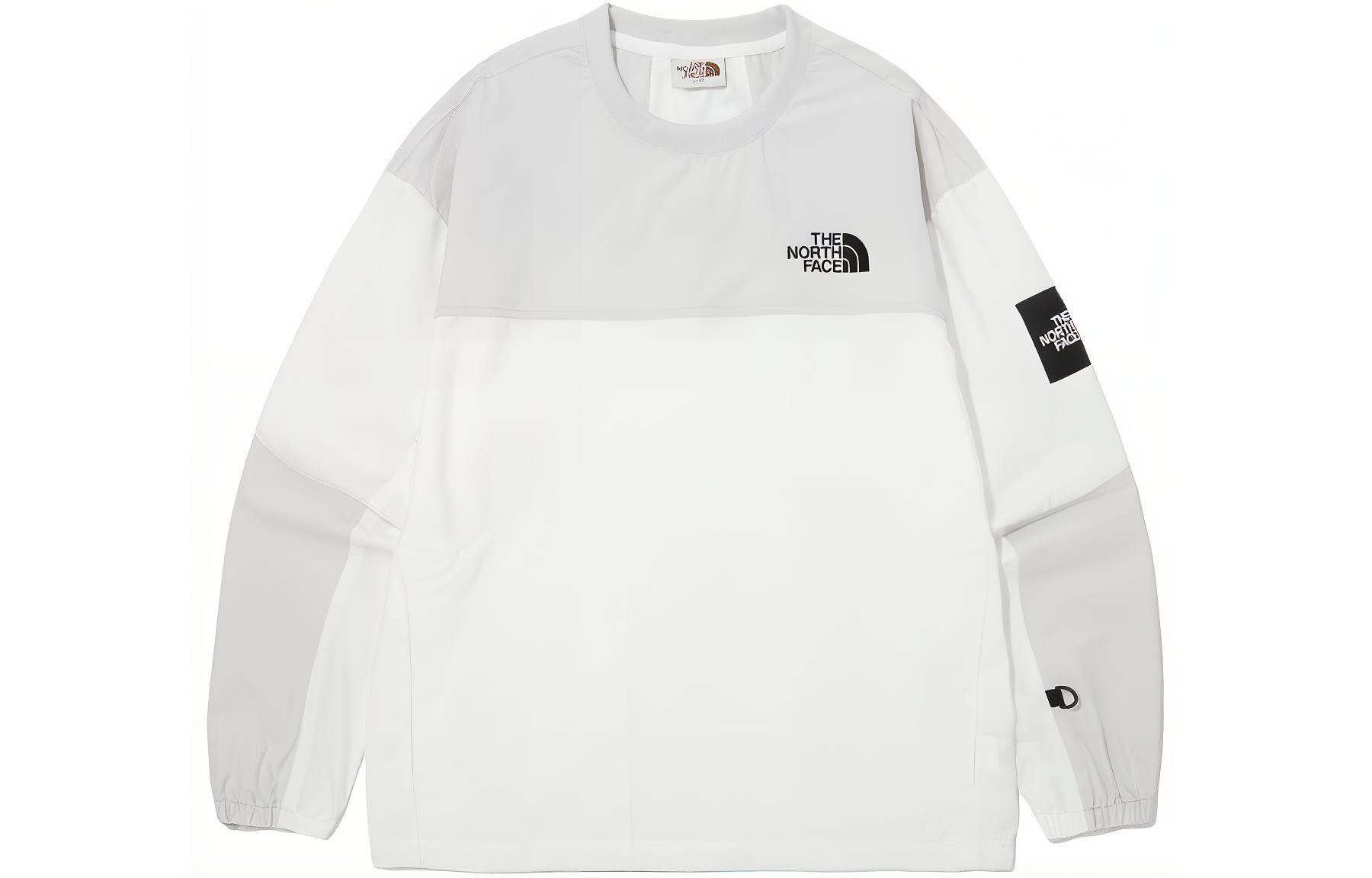 

THE NORTH FACE Белая толстовка-поло Albany Crewneck унисекс, корейская версия