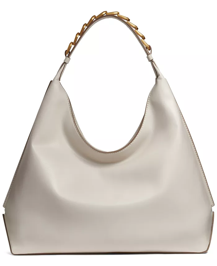 

Ремешок Bellmore Small через плечо с безелем Donna Karan New York, белый