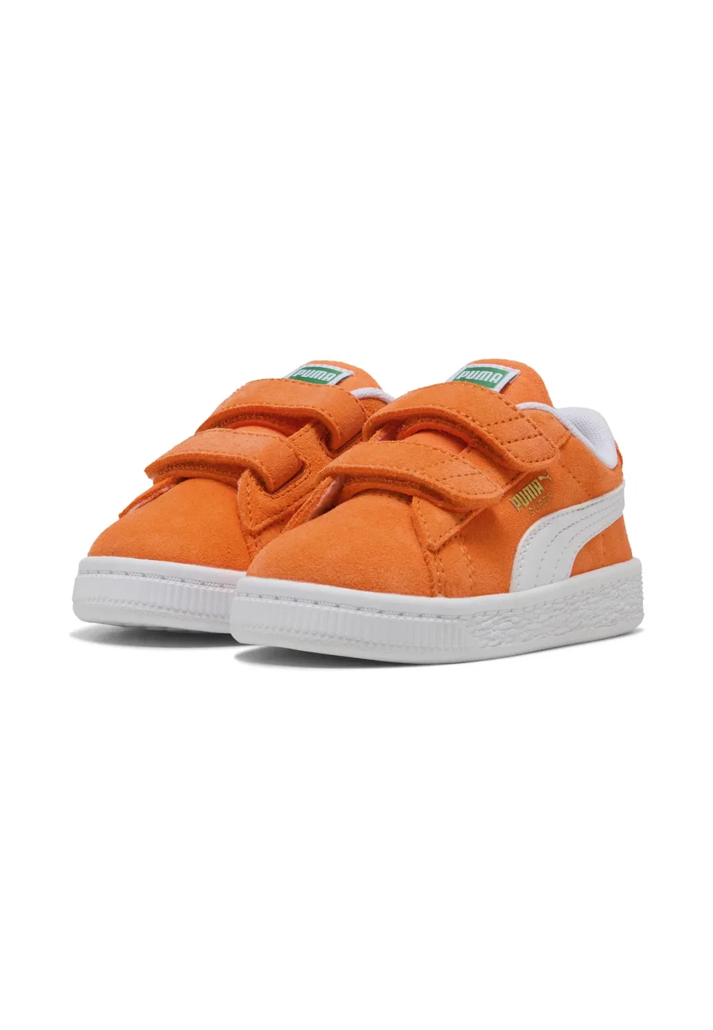 Унисекс - детская обувь Puma, Cayenne Pepper- White — фото 2