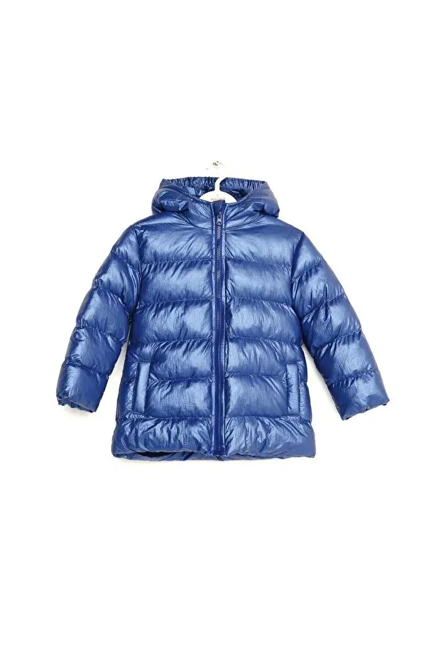 Детский пуховик с капюшоном для девочек Puffer Jacket Nanica, Indigo