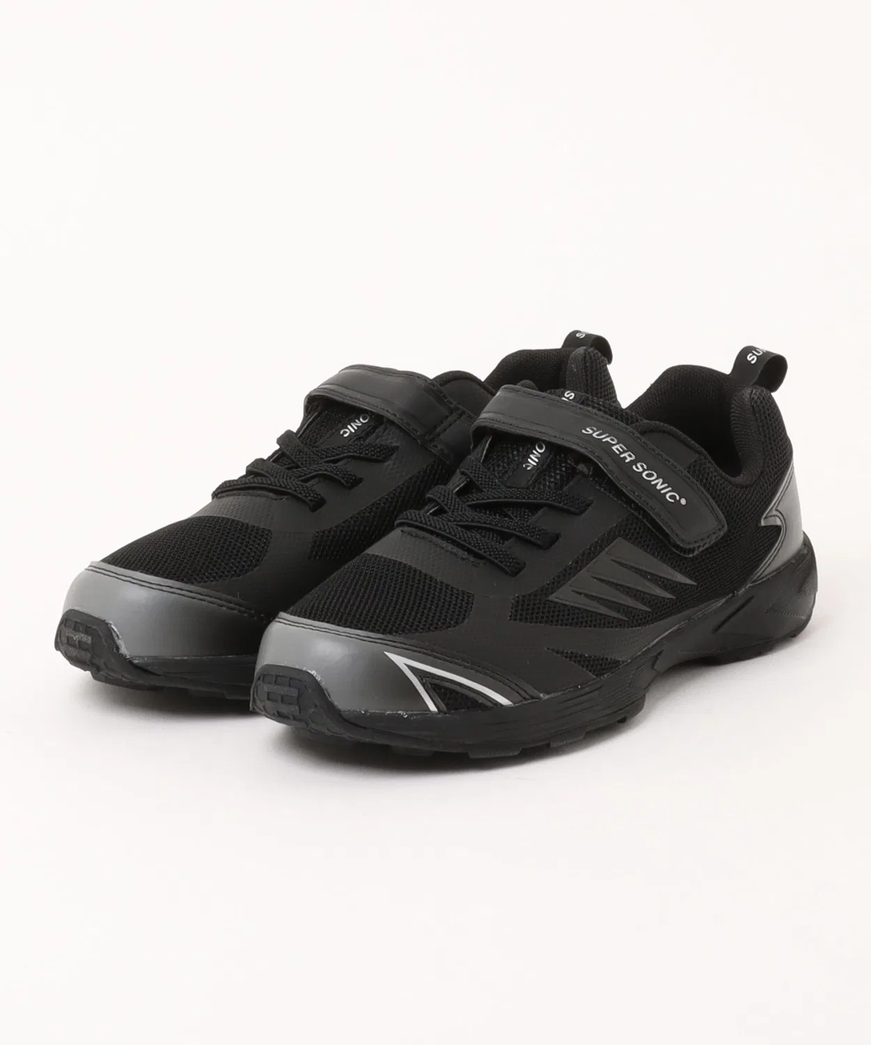 Детские кроссовки с ремешком SUPER SONIC TSURUYA, Black