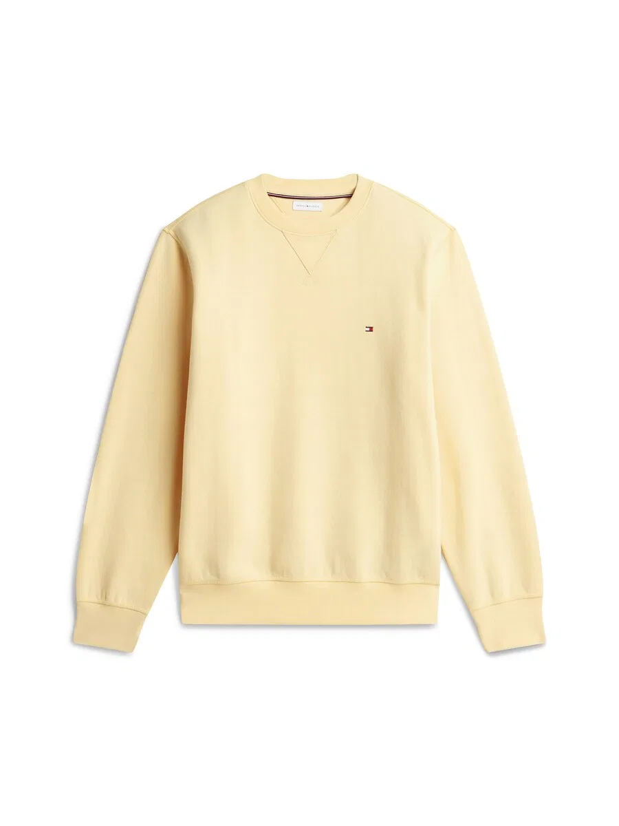 Толстовка TOMMY HILFIGER 'ESS SEASONAL' светло-желтого цвета