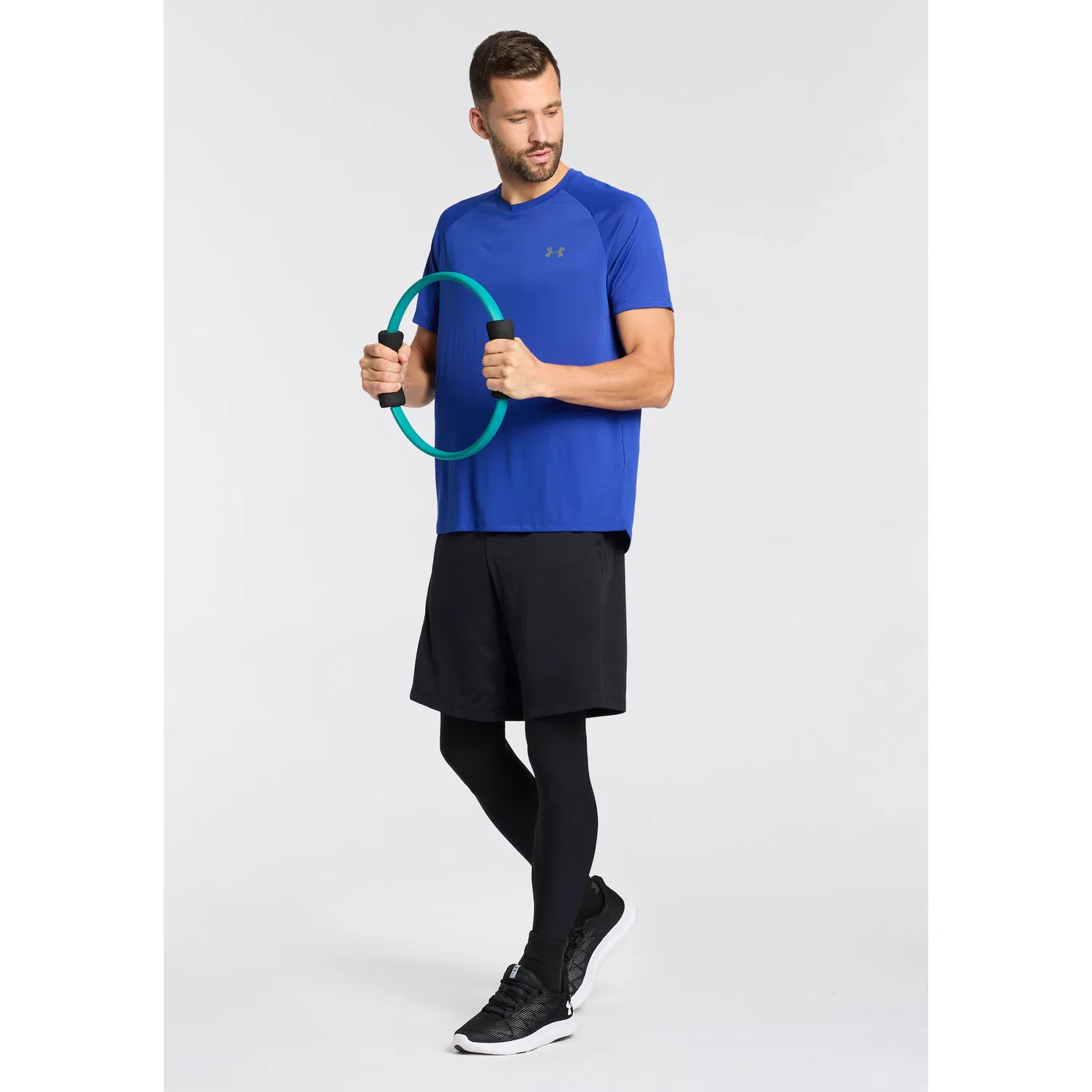 Детская футболка с коротким рукавом UA Tech 2.0 Under Armour, Royal — фото 3