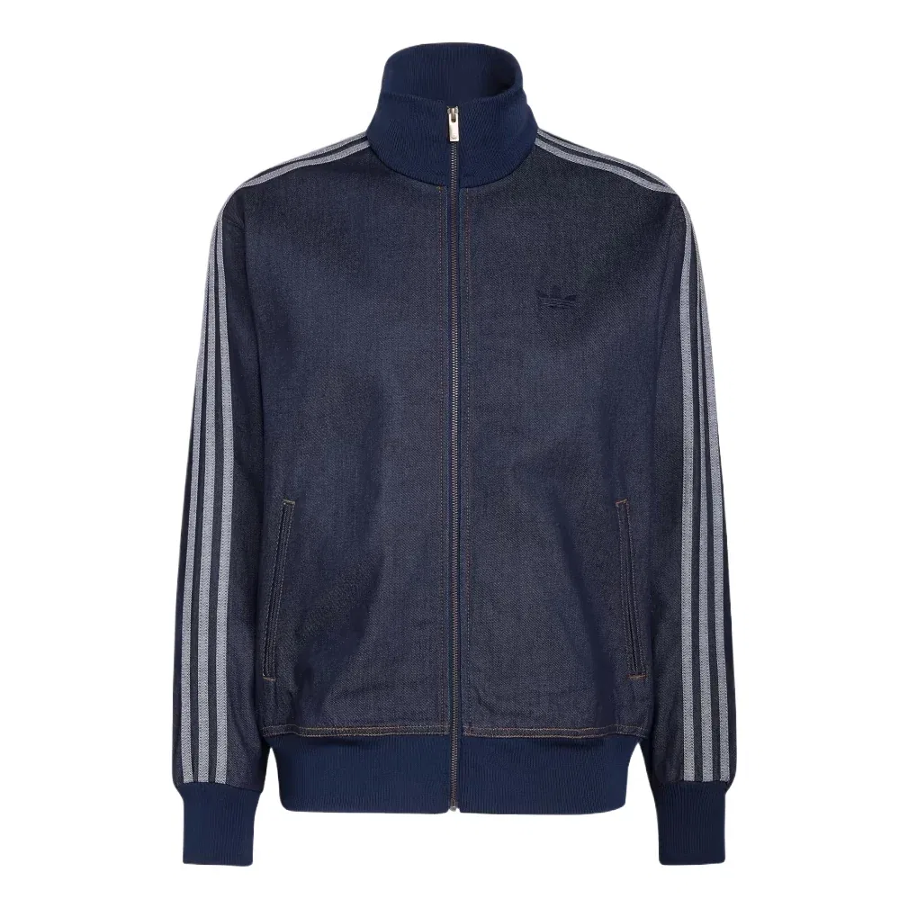 Мужская куртка Firebird Adicolor Denim Track Top Asia Sizing 'Indigo Denim' adidas, Indigo Denim