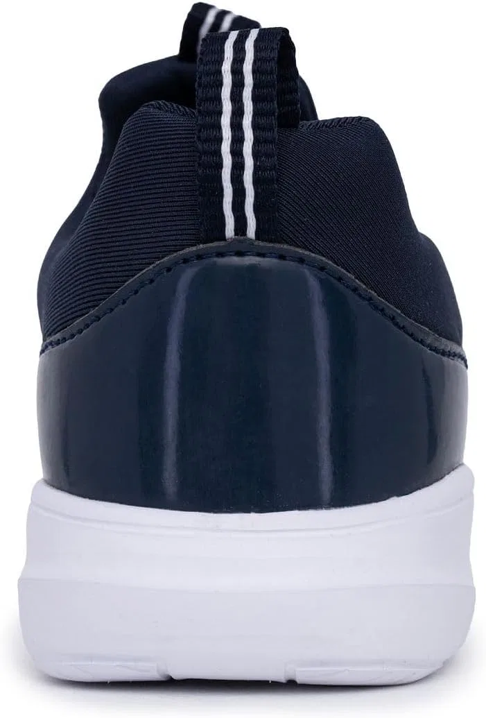 Детские кроссовки для девочек без шнуровки Nautica, Navy/Pink — фото 3