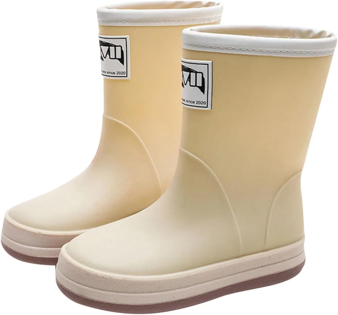 Детские сапоги резиновые для девочек IWIHMIV, Beige