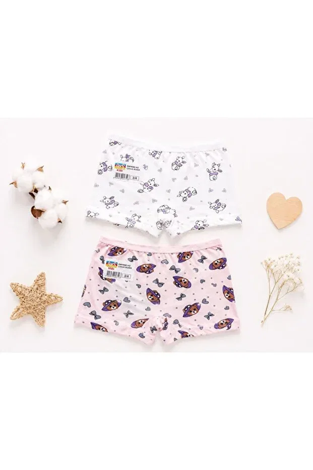 Детские боксеры для мальчиков хлопковые с принтом Ays Kids, White And Pink