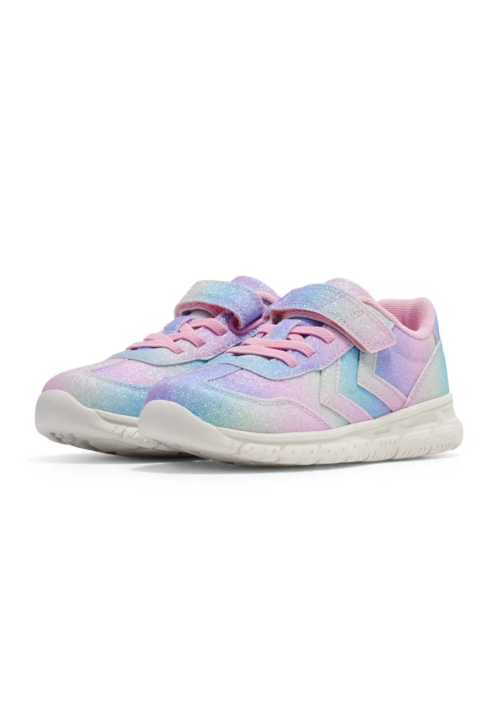 Crosslite glitter 2.0 jr унисекс - кроссовки Hummel, Multi Colour Pink Purple — фото 2