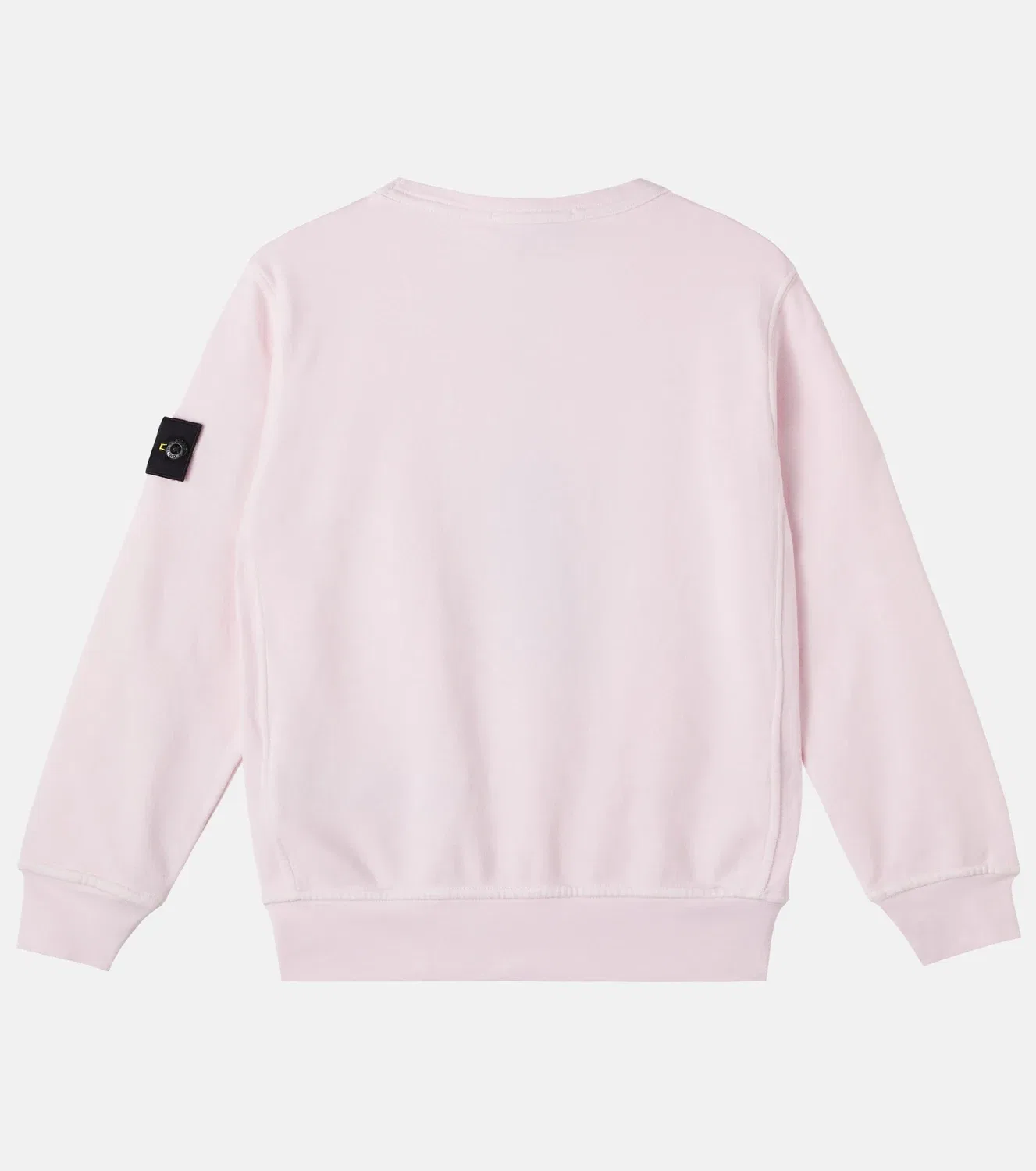 Свитшот хлопковый Compass Stone Island Junior, розовый — фото 3