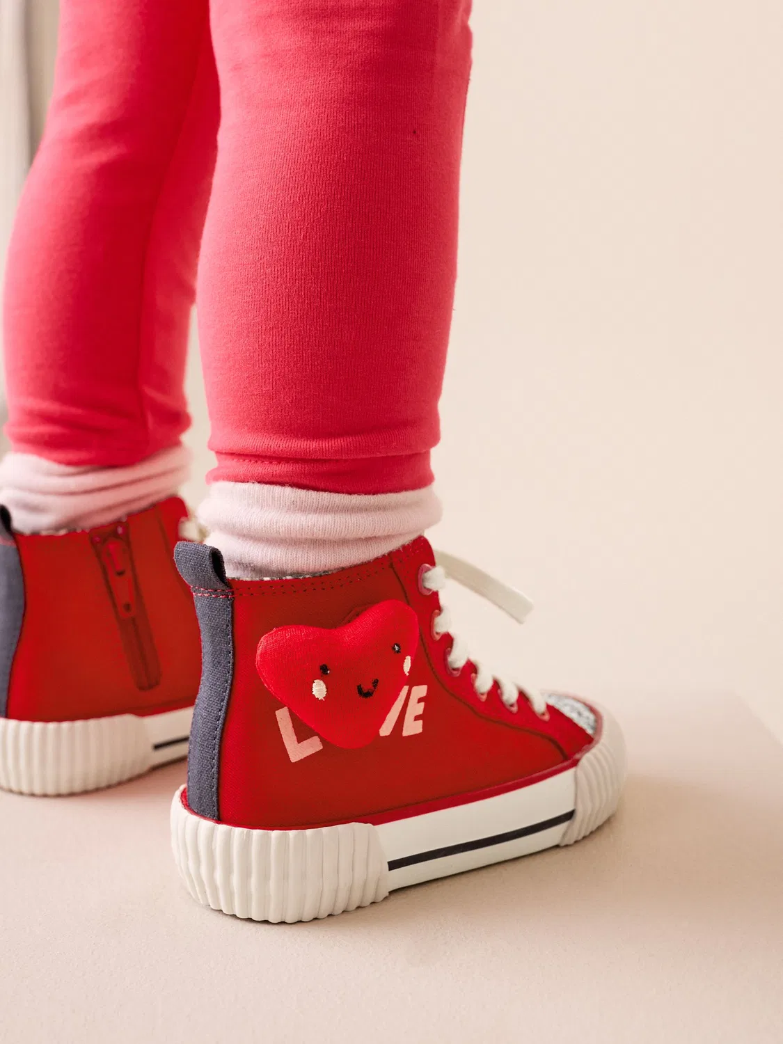 Кеды высокие Red Heart Standard Fit Next, красный