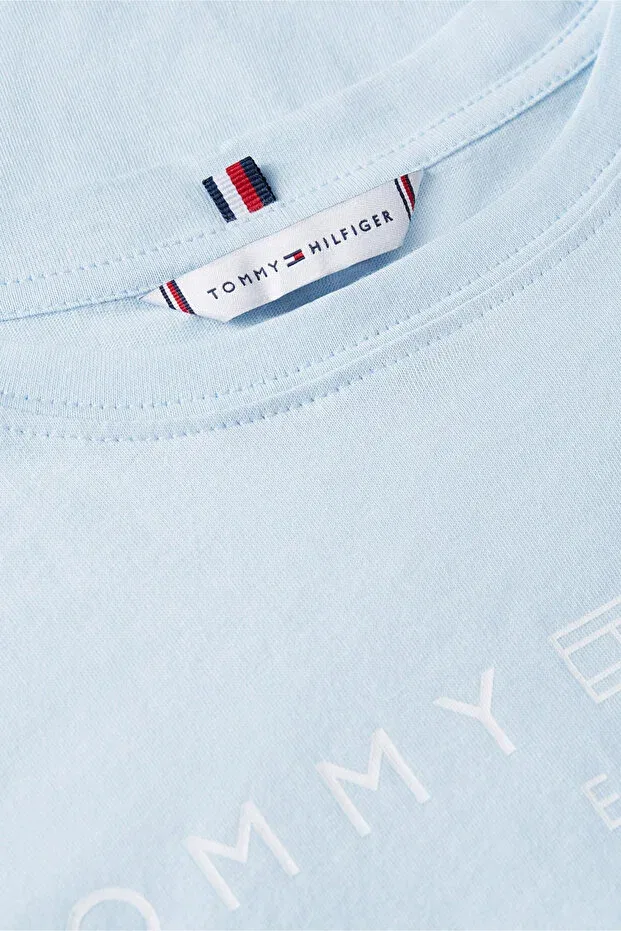 Женская футболка с графическим принтом Tommy Hilfiger, Blue — фото 3