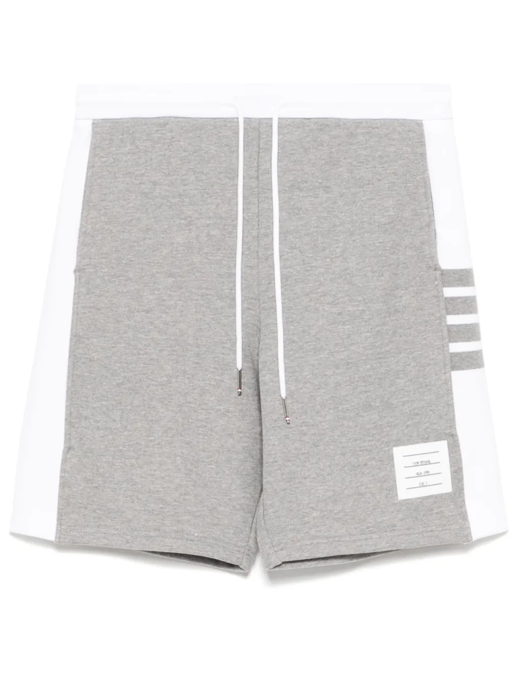 

Шорты Engineered с полосками 4-Bar THOM BROWNE, серый