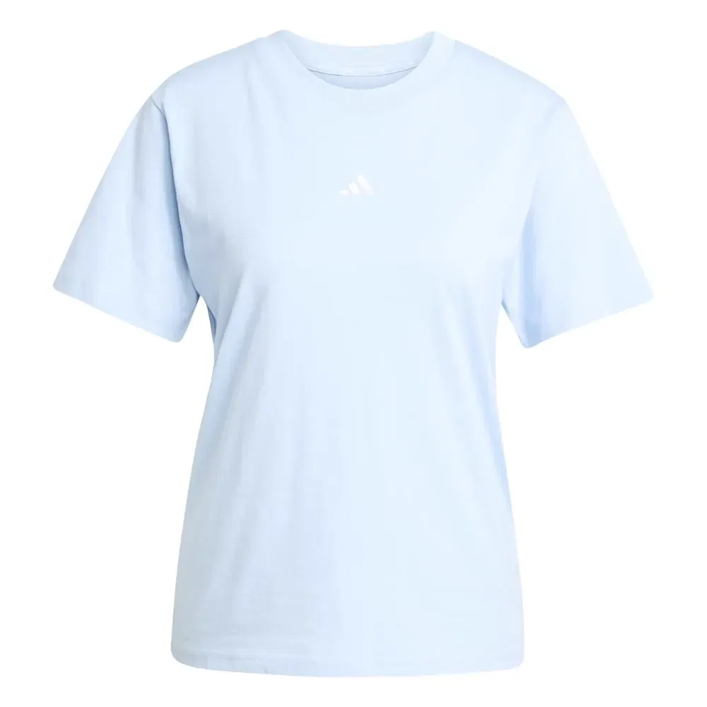 Футболка с коротким рукавом и логотипом Adidas Essentials, синий — фото 3