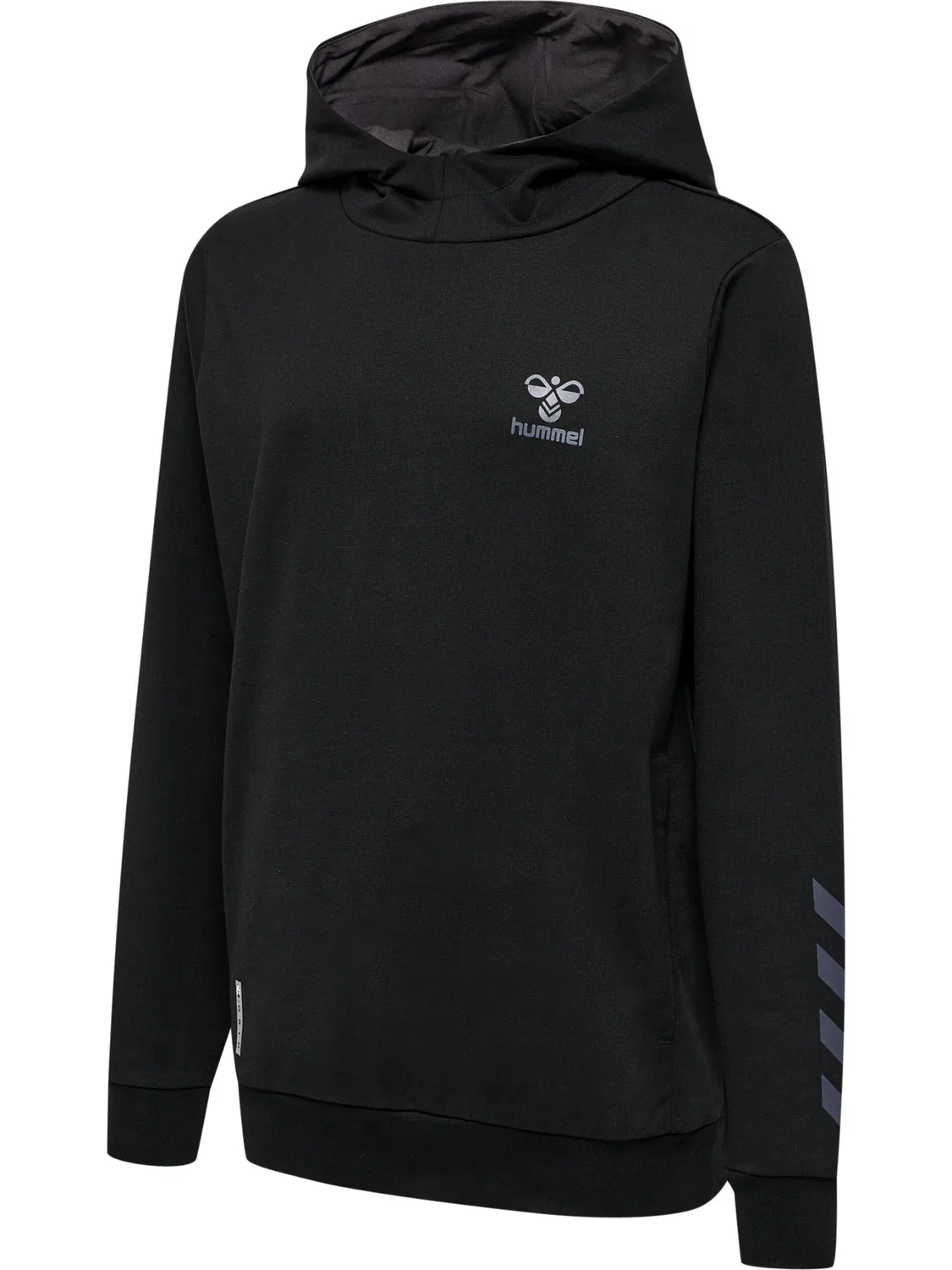 Детское худи с капюшоном Hmloffgrid Hummel, Schwarz Hellzinngrau
