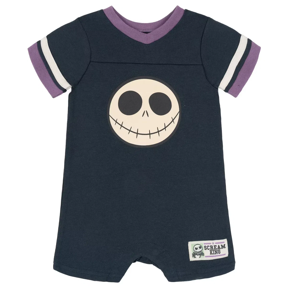 Боди-комбинезон спортивный с принтом Disney, Grey Jack Skellington
