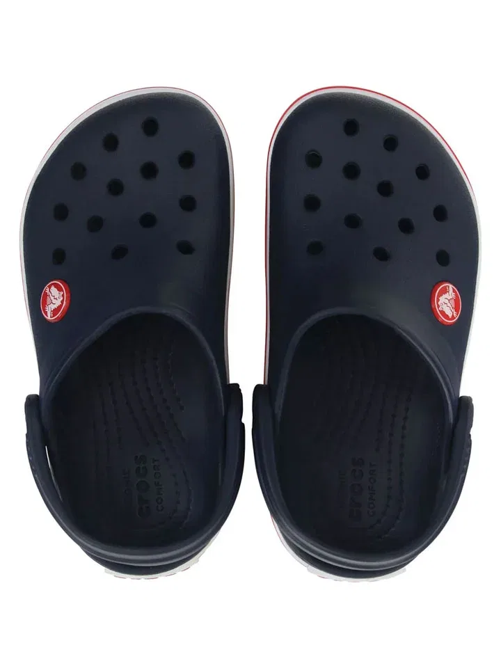 Кроксы с контрастной полосой Crocband, темно-синий Crocs — фото 4