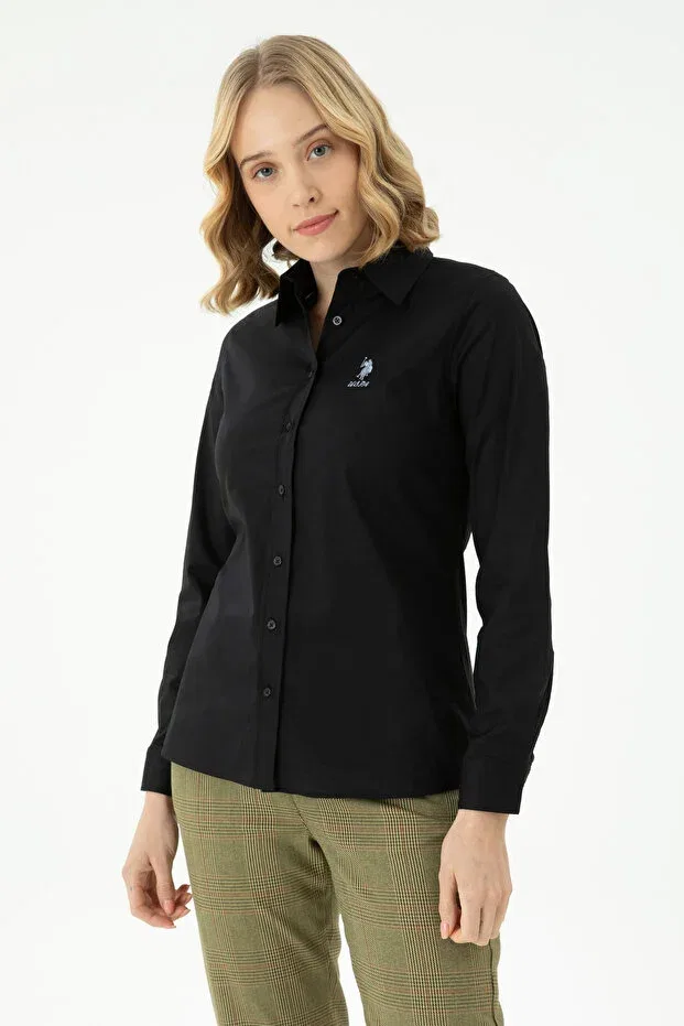 Женская рубашка с длинным рукавом Basics U.S. Polo Assn., 142329 — фото 3