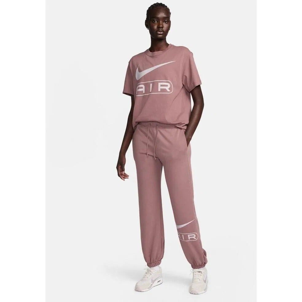 Женские спортивные штаны Nike Air Mid-Rise Fleece Jogger, Bunt — фото 3