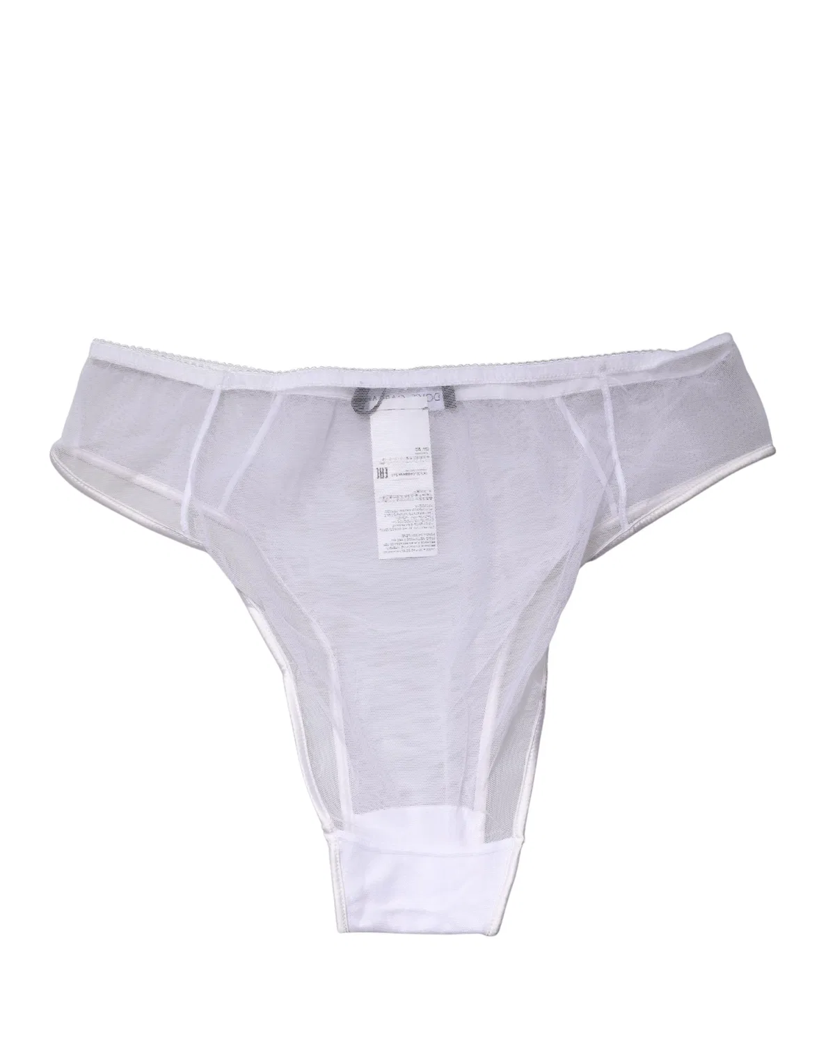 Женские трусы с высокой посадкой High Brief Dolce & Gabbana, White — фото 2