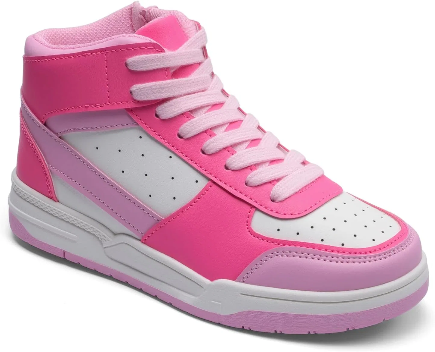 Детские кроссовки для девочек с принтом Classic Sneakers FabKids, Rose Red