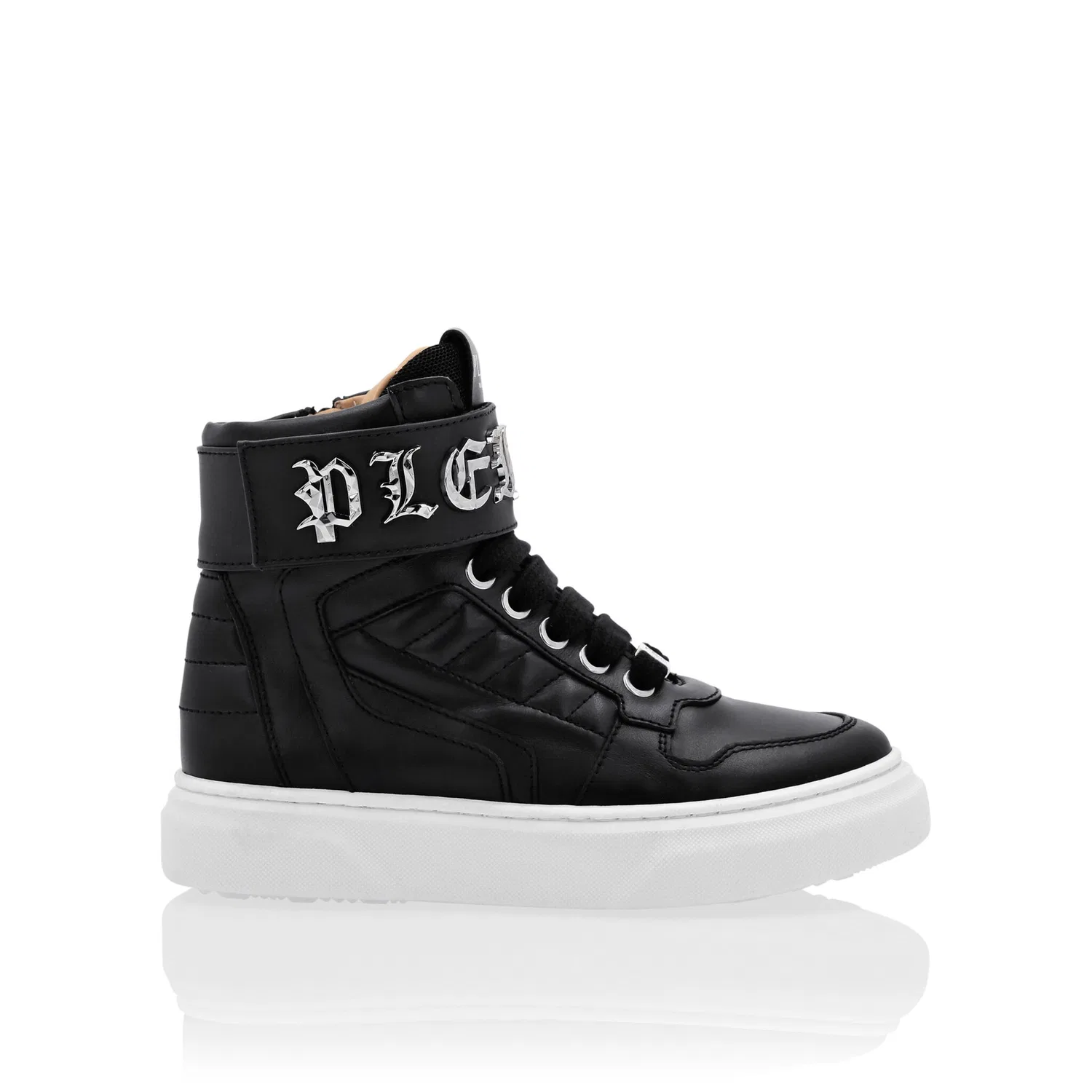 Детские кроссовки mid-top PHILIPP PLEIN Gothic Plein, Black — фото 3