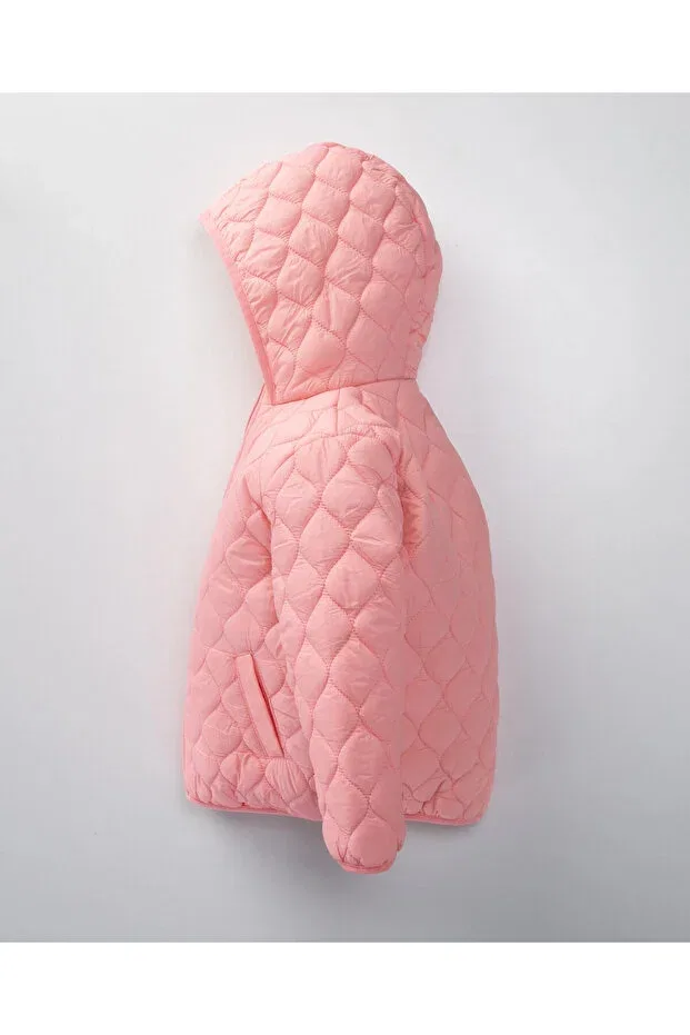 Детское пальто для девочек с принтом My Hanne, Pink — фото 3
