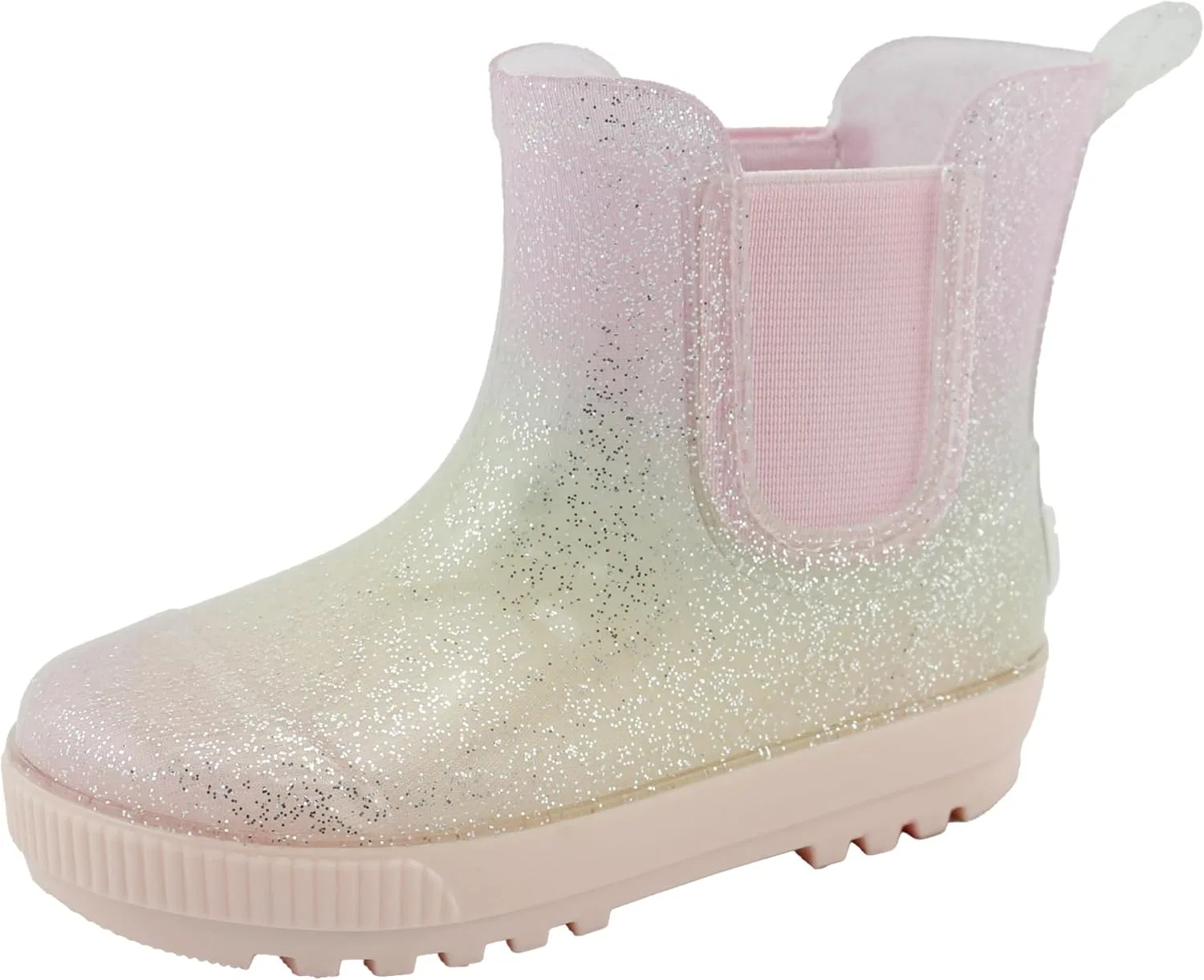 Детские резиновые сапоги Chelsea с принтом BEARPAW, Pastel Ombre Glitter