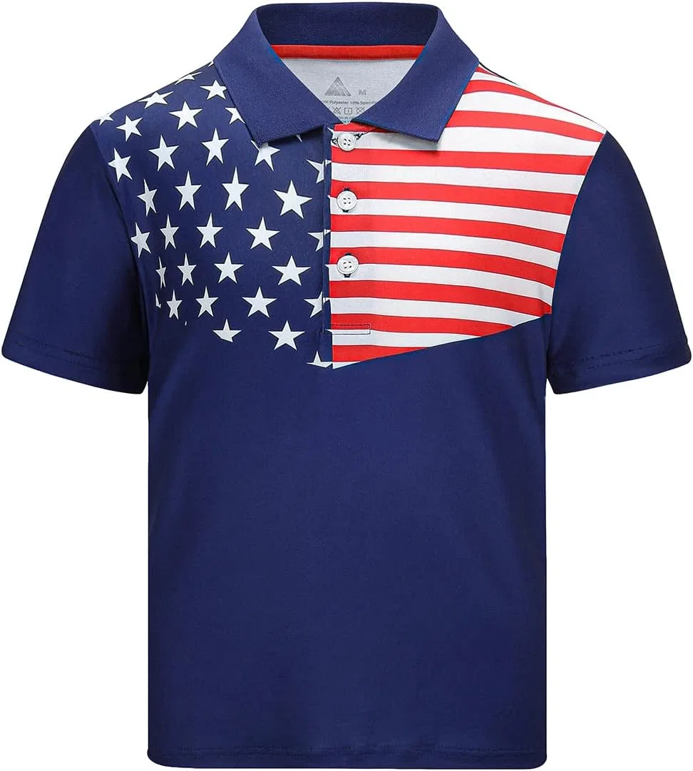 Детская polo рубашка с карманом на рукаве SECOOD, Navy Blue