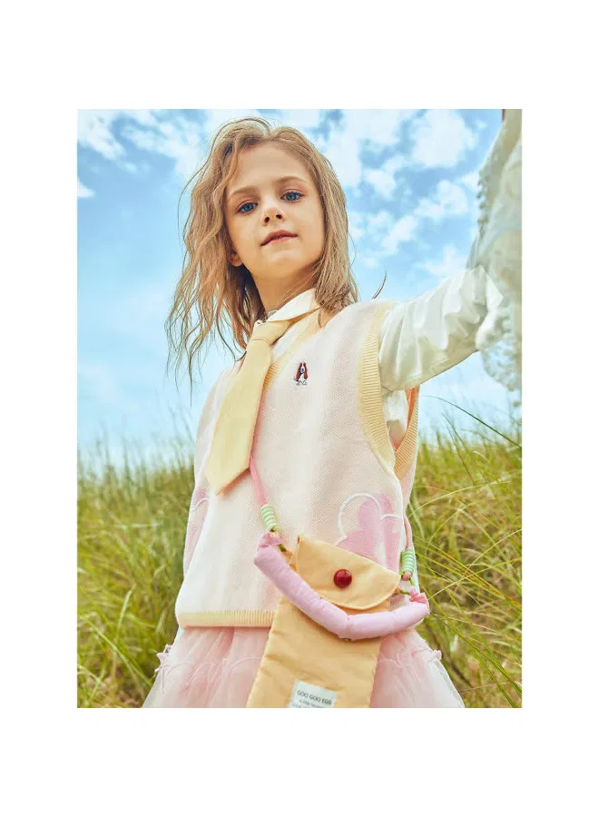 Жилет вязаный без рукавов с жаккардовым узором Hush Puppies — фото 2