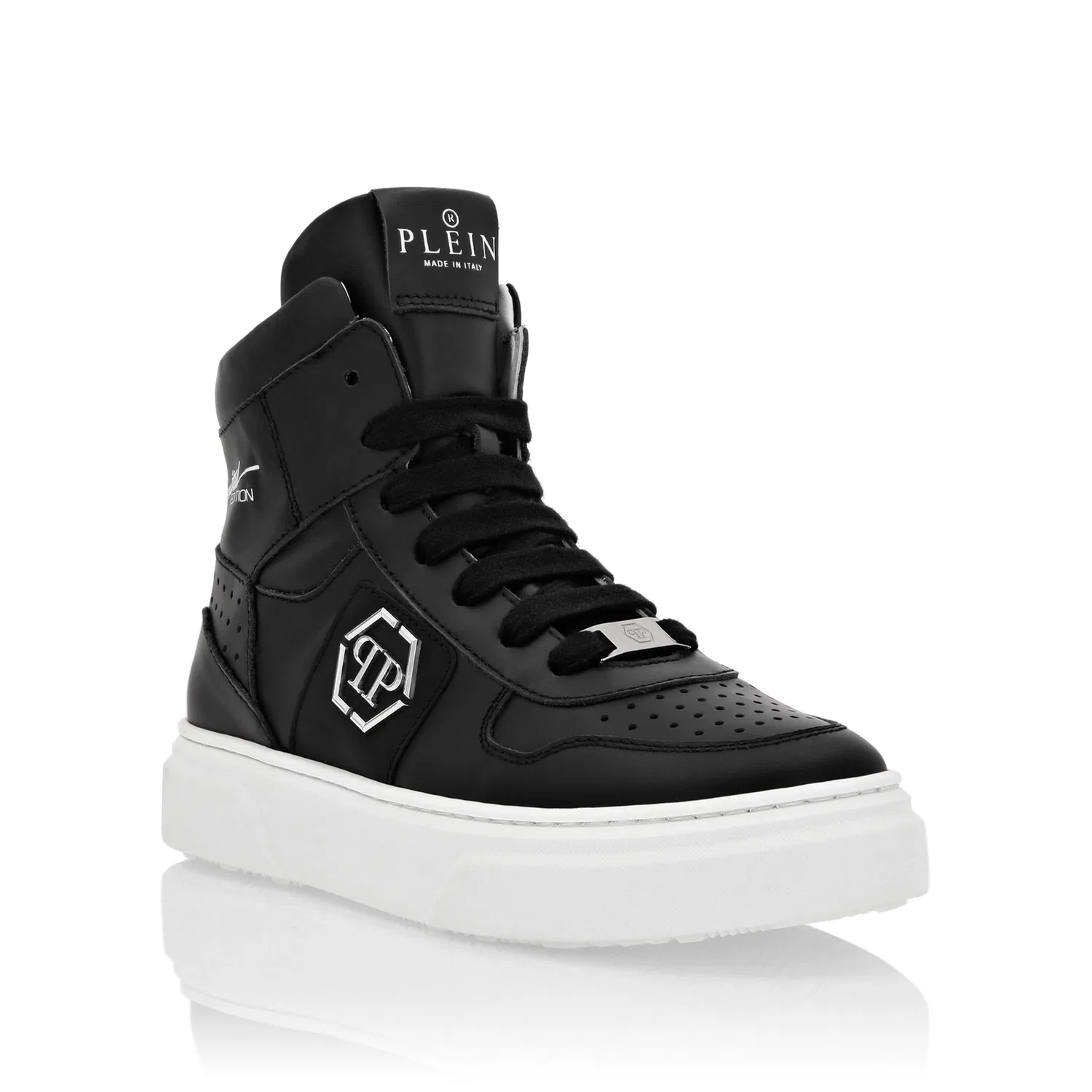 Детские кроссовки средней высоты PHILIPP PLEIN, Black