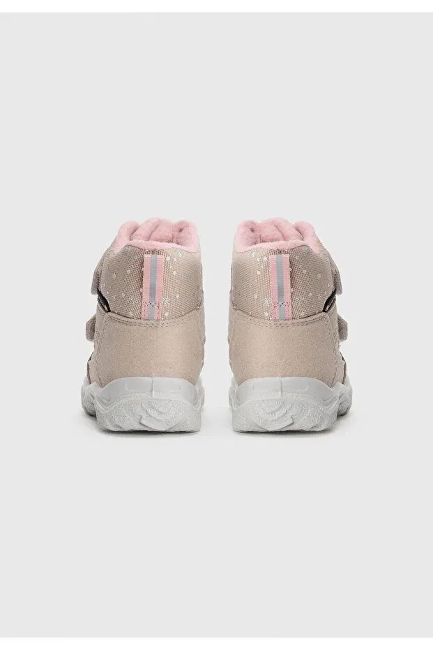 Детские ботинки для девочек с анатомической подошвой Superfit, Beige-Pink — фото 4