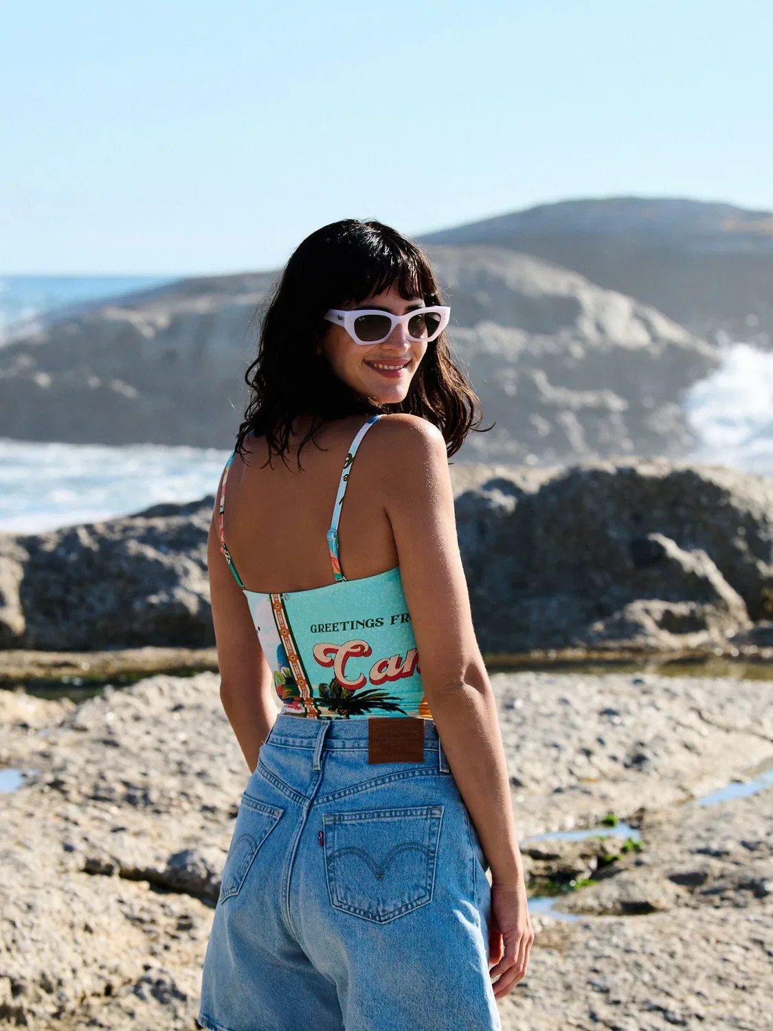 Шорты джинсовые свободные, Far and Wide Blue Levi's — фото 4