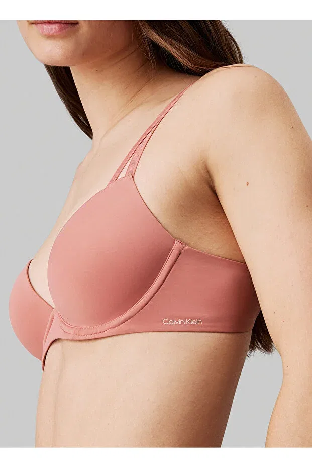 Женский бюстгальтер на косточках Calvin Klein, Dark Red — фото 2