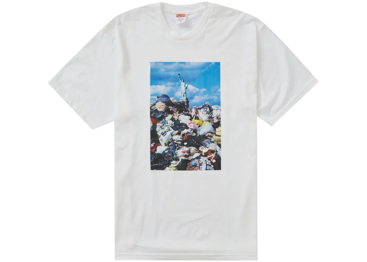 Мужская футболка Supreme Trash Tee, White