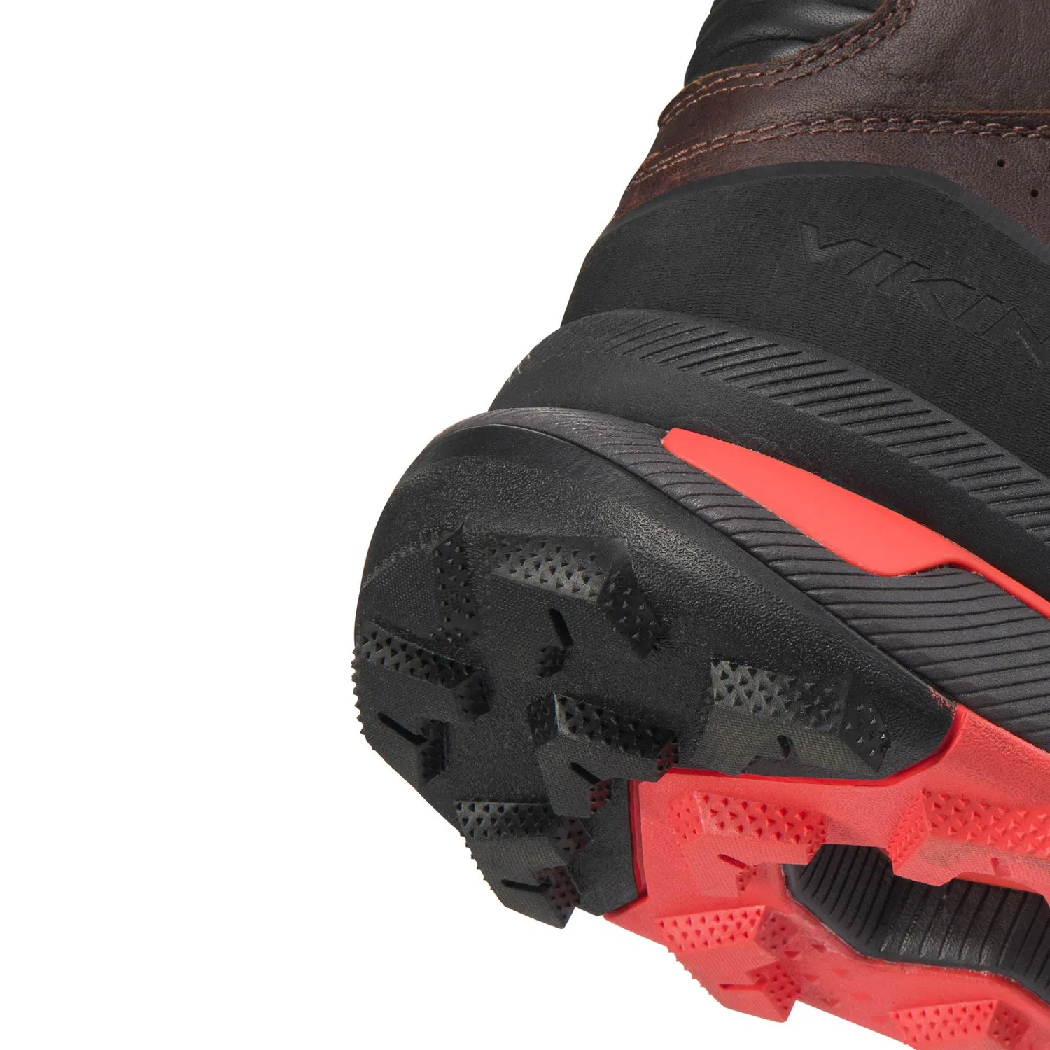 Детские ботинки для мальчиков с высоким берцем Villrein Pro High Gtx Boa Viking, Marrone Scuro Nero — фото 3