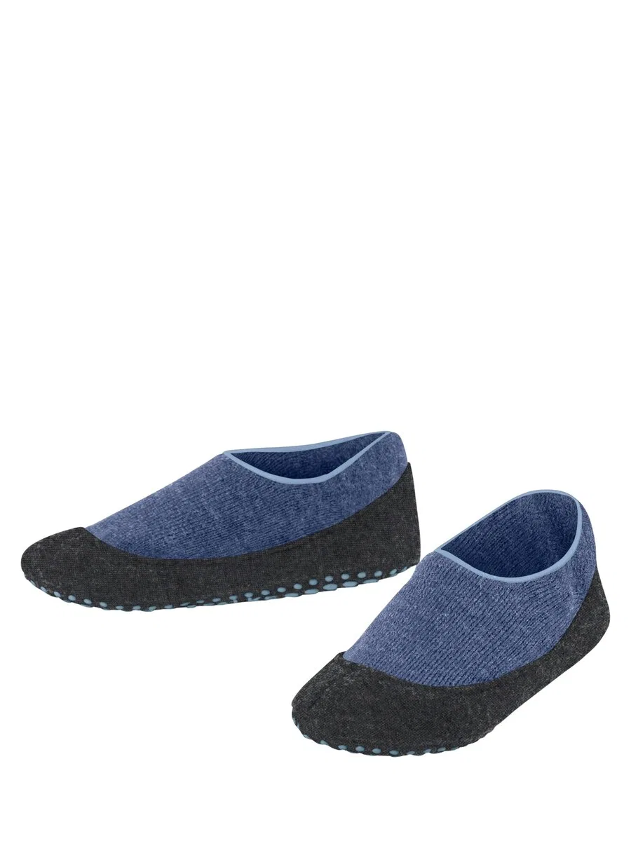 Носки FALKE 'Cosyshoe' дымчато-синего цвета