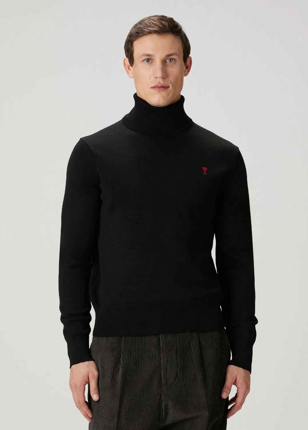 Свитер водолазка Ami Paris, black