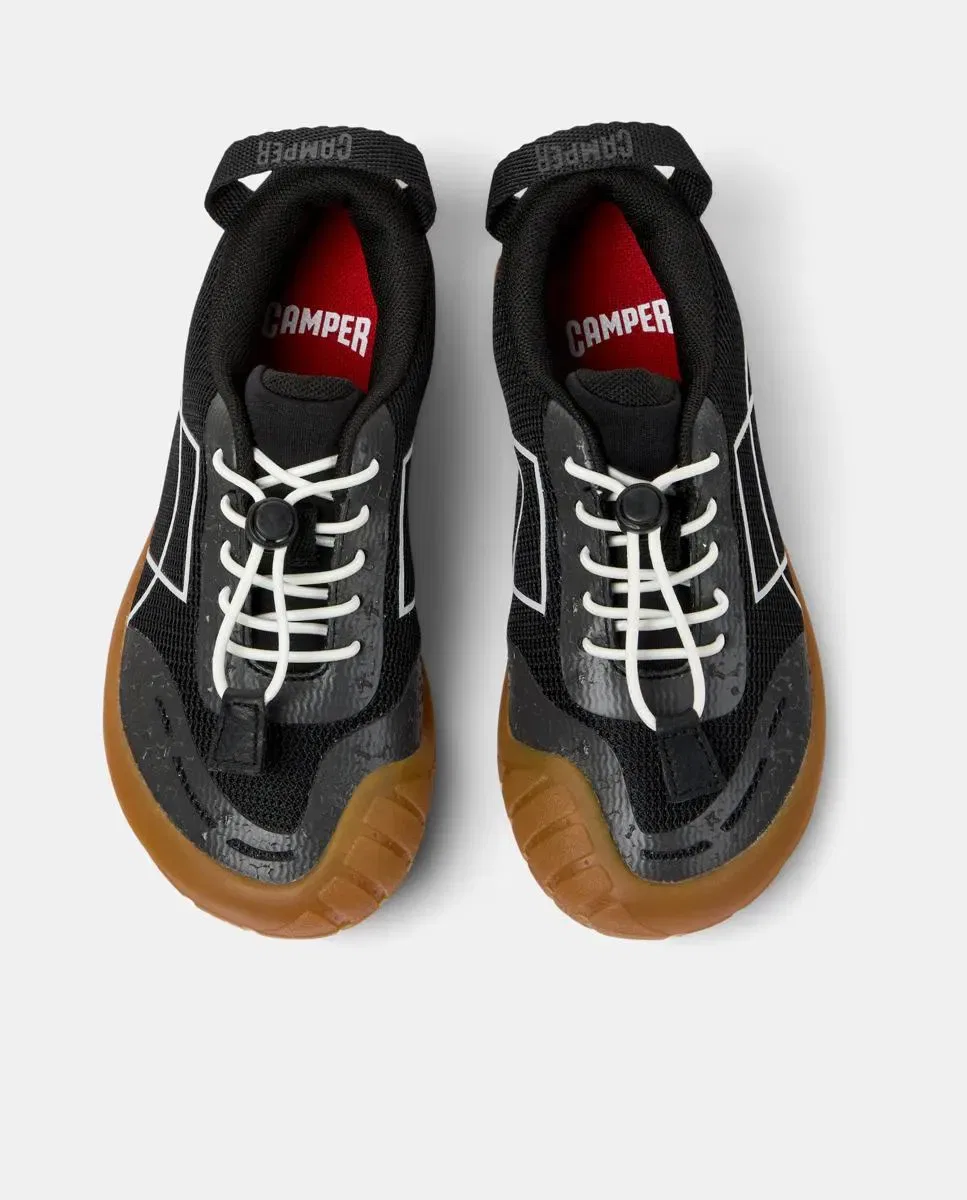 Детские кроссовки для девочек slip-on Peu Path Camper, Negro — фото 3